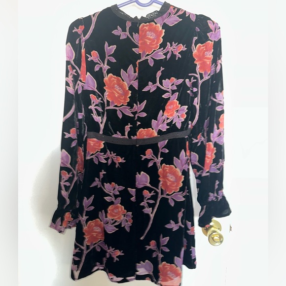 Forever21 Woven Multi Color Long Sleeve Dress Size S - Picture 3 of 7